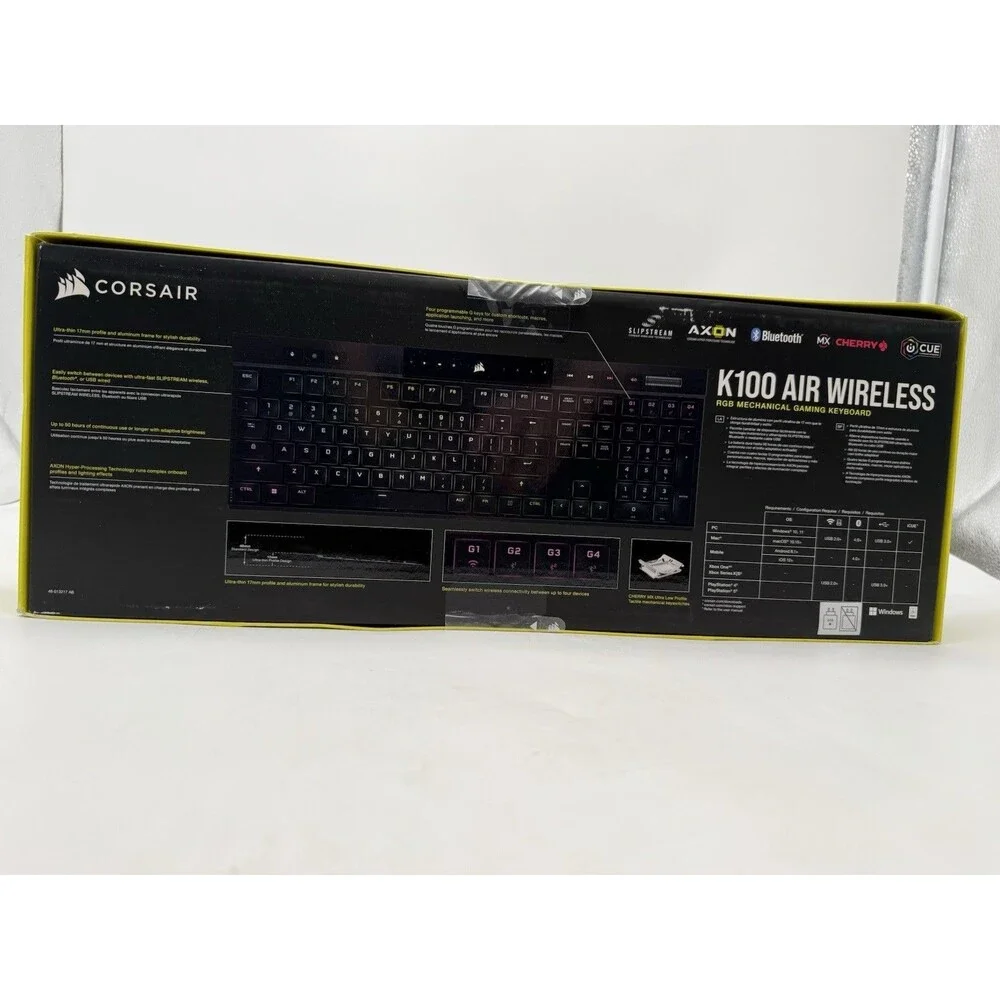 CORSAIR K100 Air Wireless RGB Mechanical Gaming Keyboard - Cherry MX Ultra LP